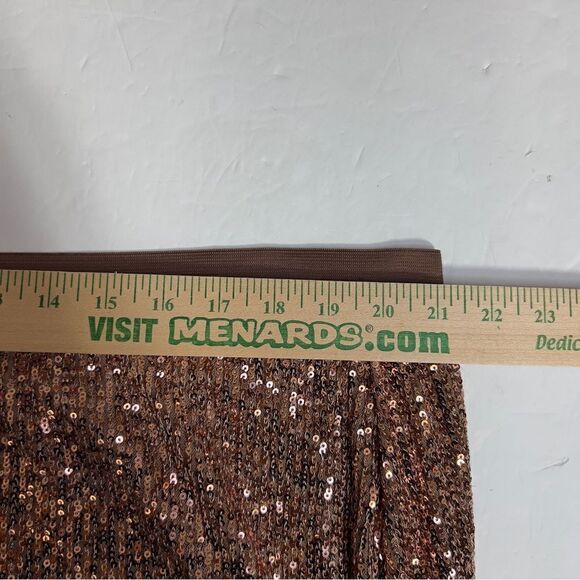 Nwt ASOS Womens Lined Sequins Embellished Sparkle Pencil Midi Skirt Size 26 - Picture 7 of 10